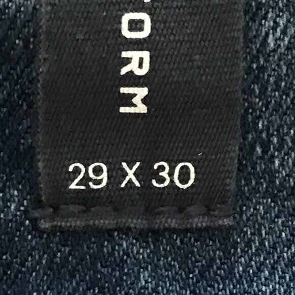 Everlane Uniform The Slim Jeans Men 29x30 Blue Low Rise Dark Wash Stretch 17097 - Picture 10 of 12